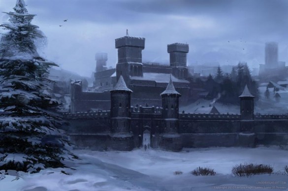 The great castle of Winterfell