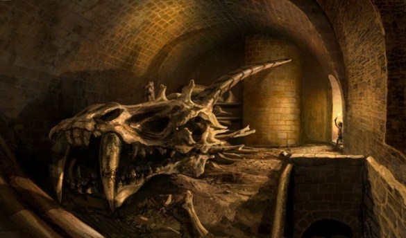 An ancient dragon skull, found in the hidden cellars of the Red Keep