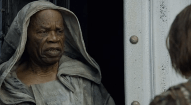 A Faceless Man at the House of Black and White